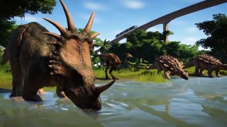 Jurassic World Evolution _ Gameplay Trailer _ PS4 ( 720 X 720 )