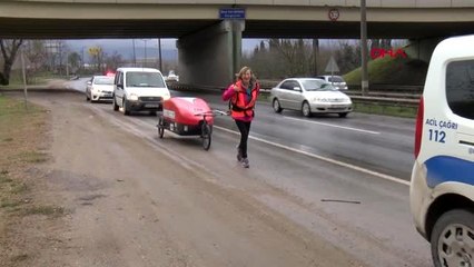 Sakarya nepal'e yürüyen rosie: türkiye'yi çok seviyorum