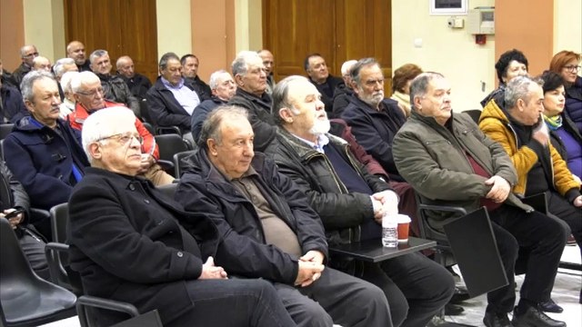 Ομιλία του Λουκά Αποστολίδη στη Λαμία για το νέο Ασφαλιστικό Νομοσχέδιο