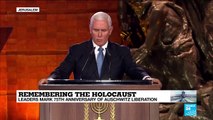 Remembering the Holocaust: US Vice-President Mike Pence addresses world leaders