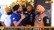 Akaal Exclusive with Singh Motor Cycle Club UAE, The Club also honoued Akaal Channel with Comm. Coin