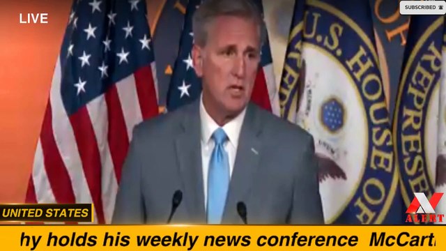 McCarthy holds his weekly news conference UNITED STATES