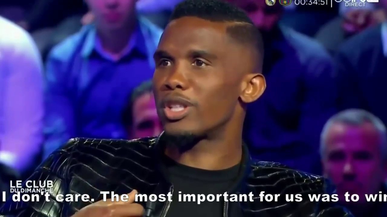 Samuel Etoo télévision française