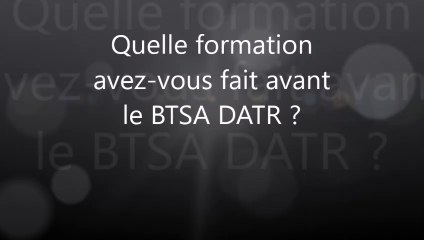 Presentation du BTSA DATR -profil des étudiants-