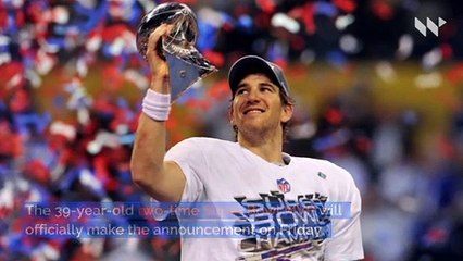 Longtime Giants QB Eli Manning to Retire