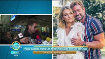 ¡Gabriel Soto revela por qué no sigue a su novia Irina Baeva en redes sociales! | Venga La Alegría