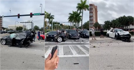 Nissan GT-R de Greg Ferreira partiu um Tesla ao meio em acidente brutal