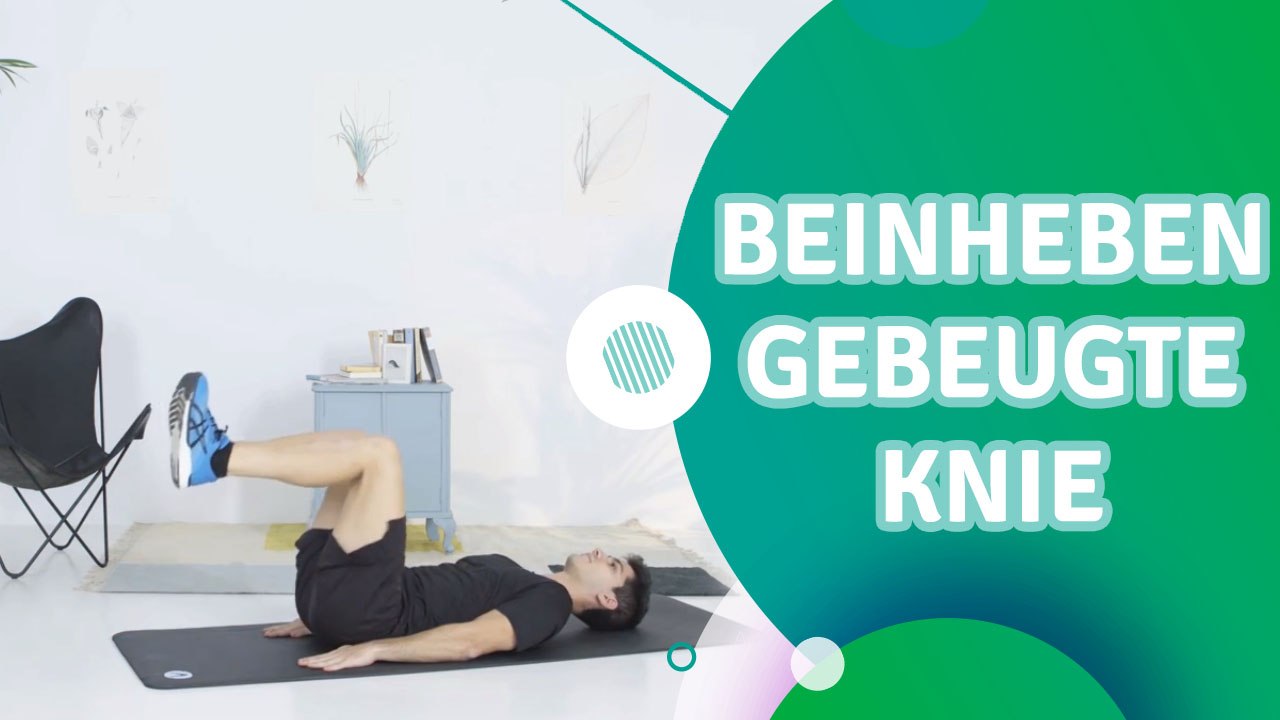 Beinheben, gebeugte Knie - Du Bist Fit