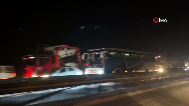 Ulaşıma kapanan Karabük-Gerede yolu Bolu istikameti yönünde yeniden trafiğe açıldı