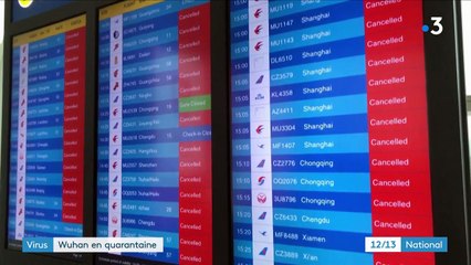 Virus : la ville de Wuhan placée en quarantaine