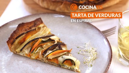 Tarta de verduras en espiral - Cocinatis