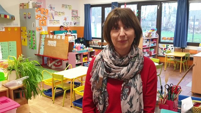 L'enseignante de l'école maternelle communale de la rue Professeur Omer Tulippe évoque son amour pour l'établissement
