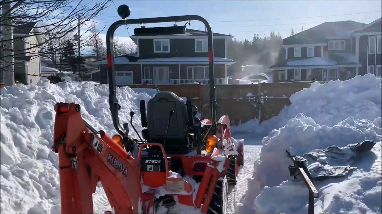 Massive Snowblowers for Massive Snowstorm