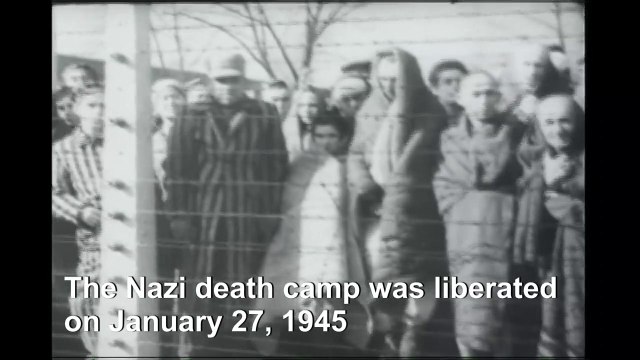 Footage of Auschwitz liberation in 1945 show horrific conditions