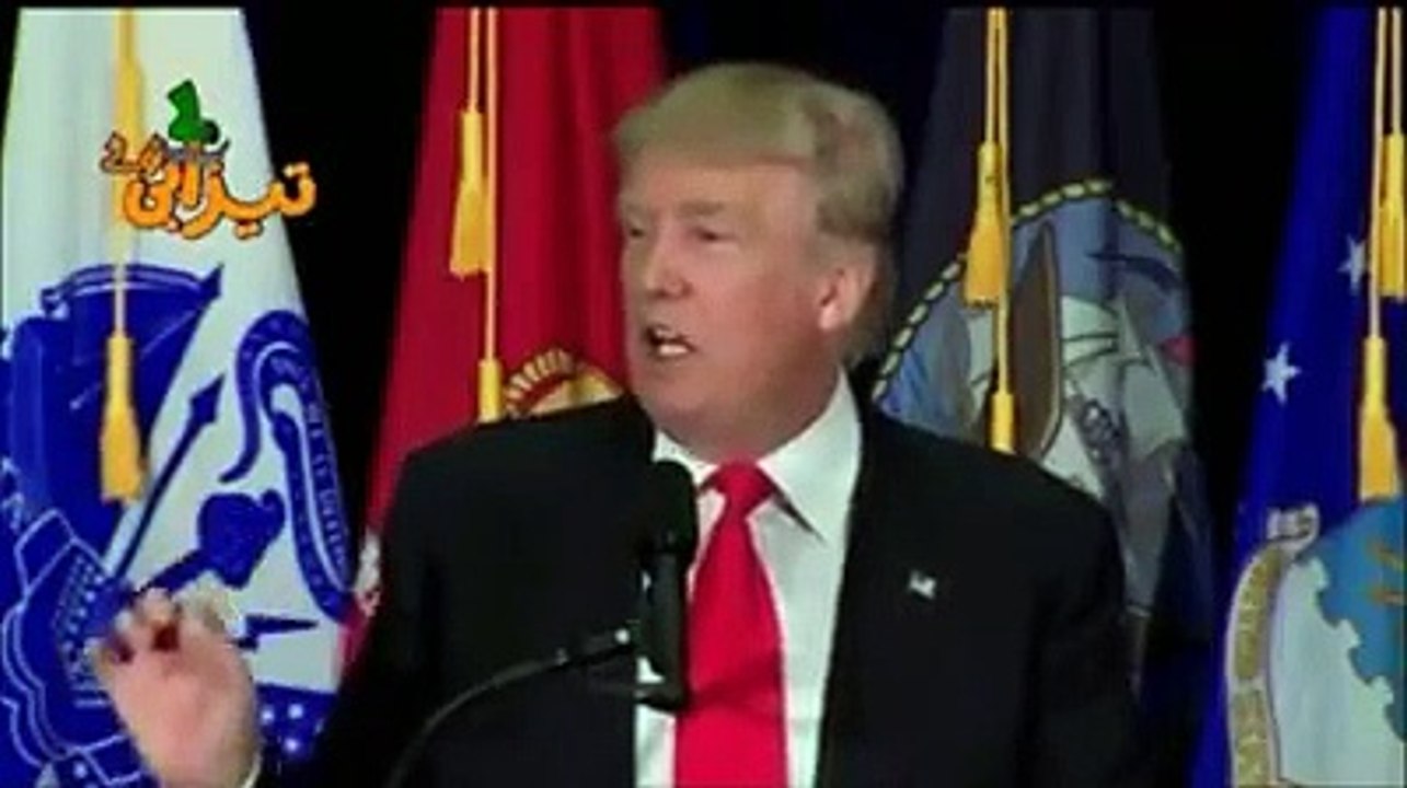 Tezaabi Totay hun Tez wich. donuld trump