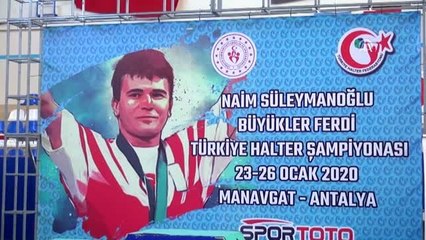 Скачать видео: Naim Süleymanoğlu Büyükler Ferdi Türkiye Halter Şampiyonası başladı