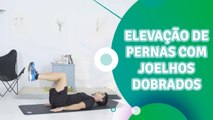 Elevação de pernas com joelhos dobrados - Sou Fitness