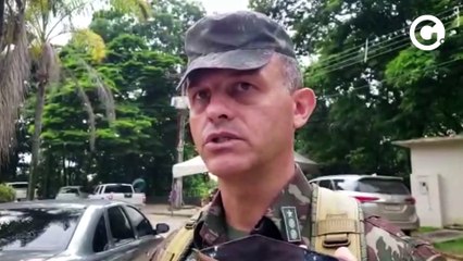 Exército monta base em Iconha, no Sul do ES