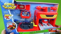 Super Wings Jett's Runway Airport Launcher Toys Jett Delivers a Package to Toy Story Buzz Lightyear