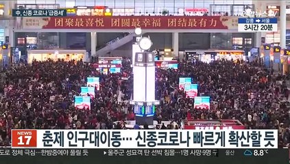 中 신종 코로나 확진자 1,300명 육박…41명 사망