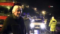 Tır kaydı, Borçka-Hopa karayolu trafiğe kapandı