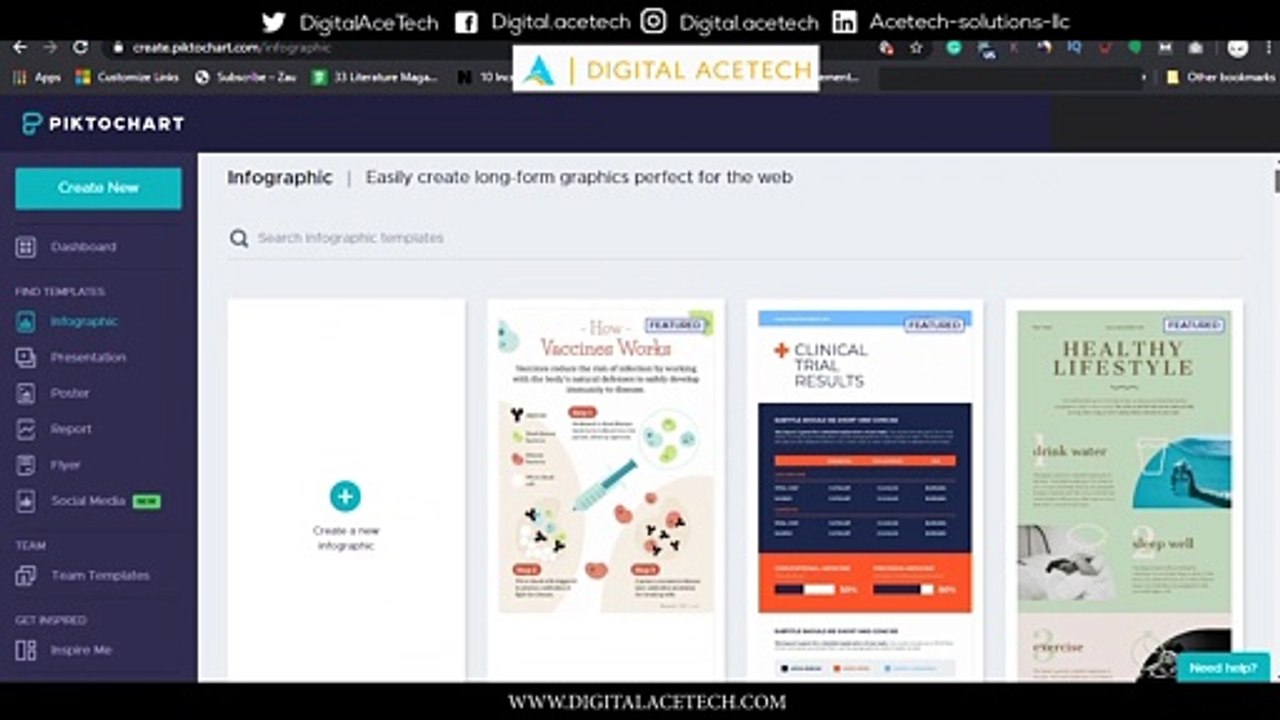 Create Beautiful Visuals Using Piktochart