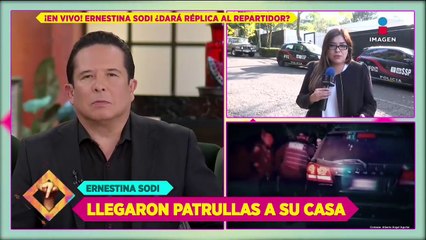 Llegan patrullas a casa de Ernestina Sodi