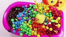 Nursery Rhymes Finger Song Learn Colors Baby Doll Bath Time MandMs Coca Cola Bottle