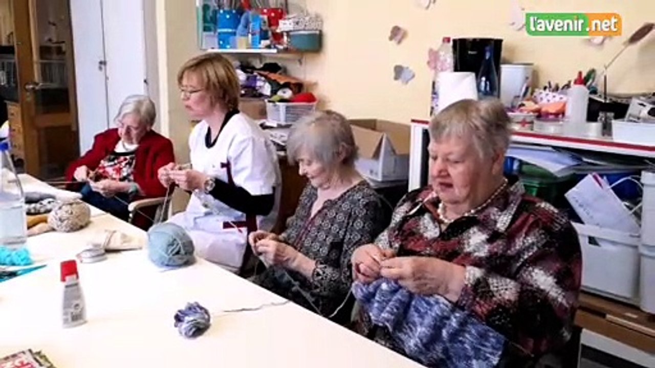 Tricot au home du Moulin à Cailloux de Tournai