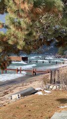 Windstorm Leads to Big Waves on Lake Tahoe