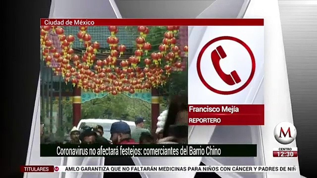 Coronavirus no afectará fiesta de Año Nuevo Chino en CdMx