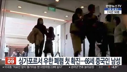 싱가포르서 우한 폐렴 첫 확진…66세 중국인 남성