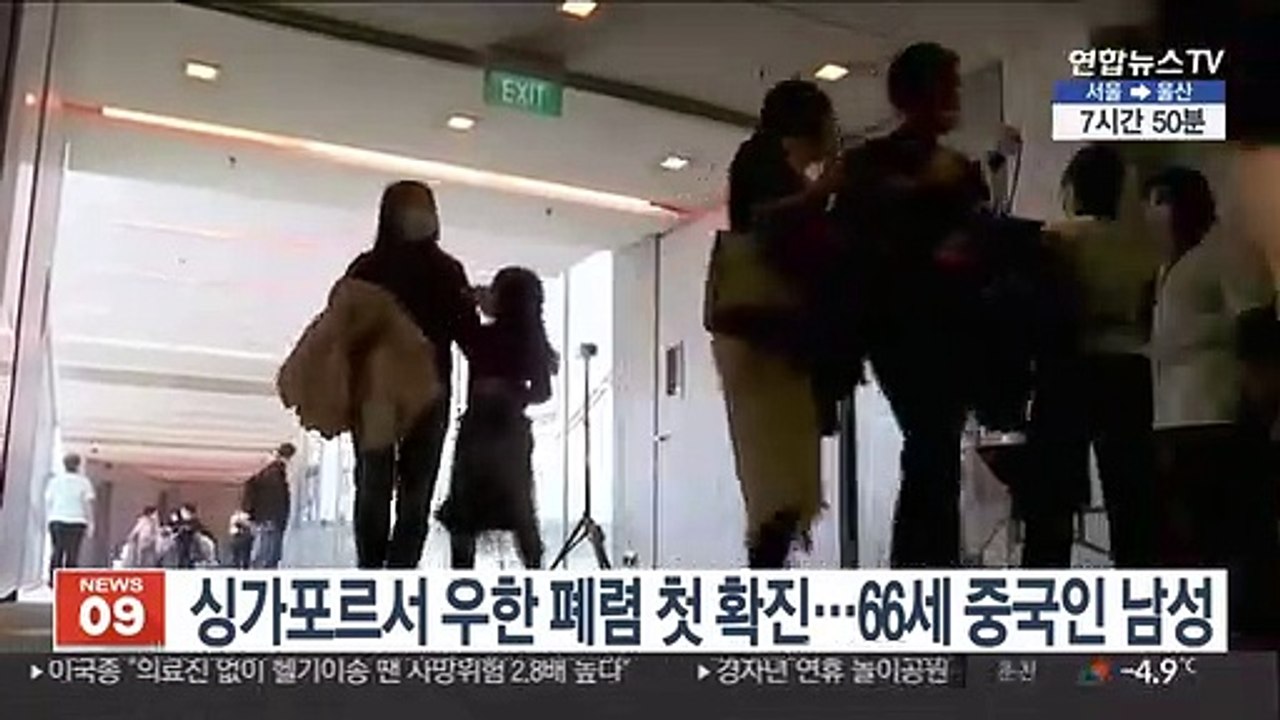 싱가포르서 우한 폐렴 첫 확진…66세 중국인 남성