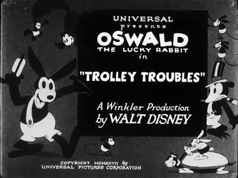 Oswald - Trolley Troubles  (1927)
