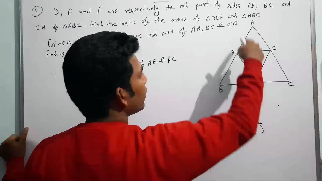 triangle exercise 6.4 question no - 5