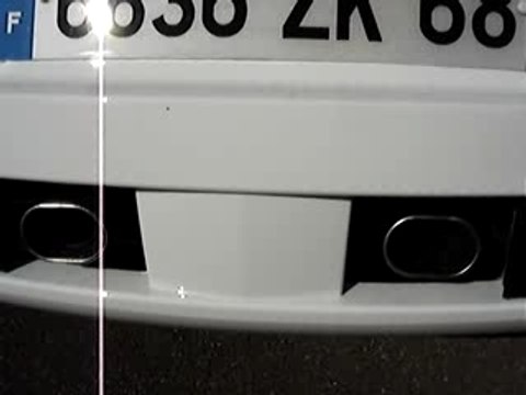 échappement mégane rs R26 blanche