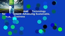 Full version  Information Technology for Management: Advancing Sustainable, Profitable Business