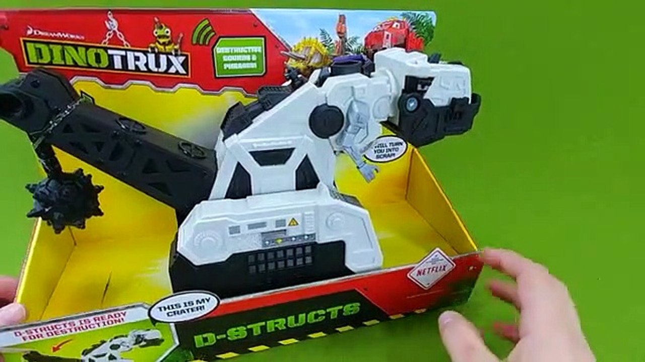Dinotrux Toys BAD GUY Talking DStructs Battle Ty Rux Revvit Dozer