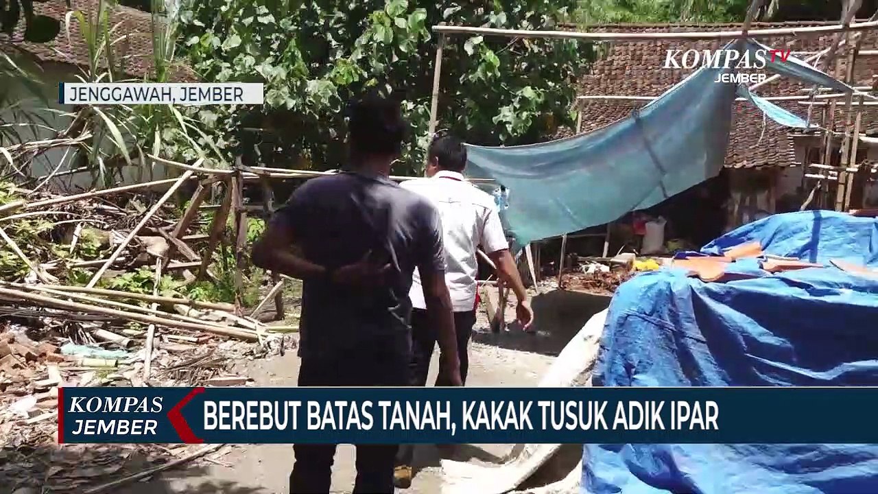 Berebut Batas Tanah, Kakak Tusuk Adik Ipar