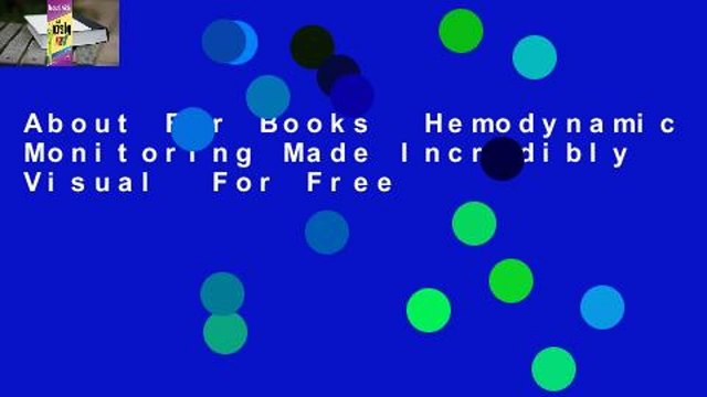 About For Books Hemodynamic Monitoring Made Incredibly Visual For Free