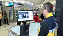 İstanbul havalimanı'nda çin'den gelen 3 uçaktaki yolcular termal kameralarla kontrol ediliyor.