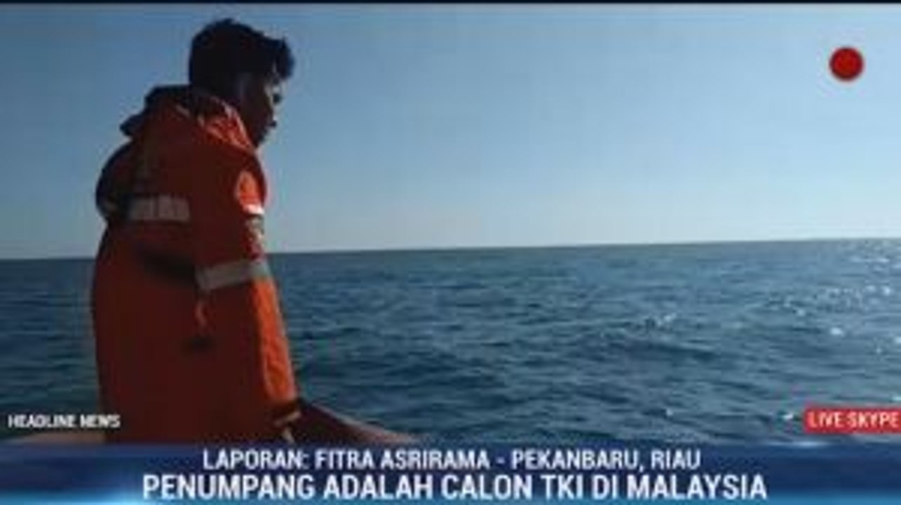 Tim SAR Malaysia Bantu Pencarian 9 Korban Kapal Tenggelam di Bengkalis