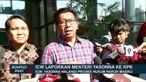 Laporkan Menteri Yasonna ke KPK, ICW: Yasonna Halangi Proses Hukum Harun Masiku