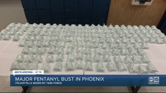 Phoenix PD: $3 million in fentanyl pills seized in major bust