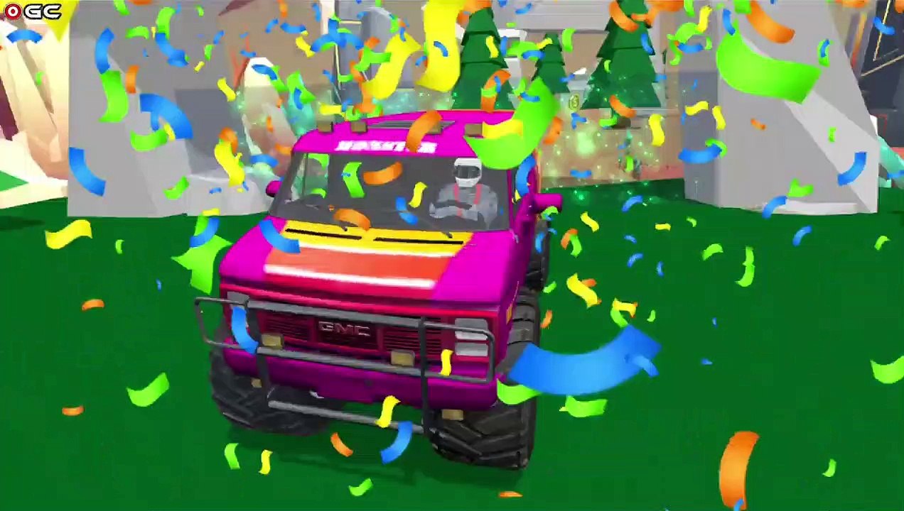 Uphill Monster Truck Mountain Climb Stunt - 4x4 Offroad Simulator Game - Android GamePlay