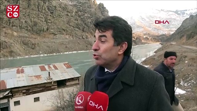 Çoruh dondu! Belediye başkanı uyardı: Burası Çıldır değil, üzerinde yürümeyin