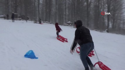 Nebiyan Dağı'nda Kızak Keyfi