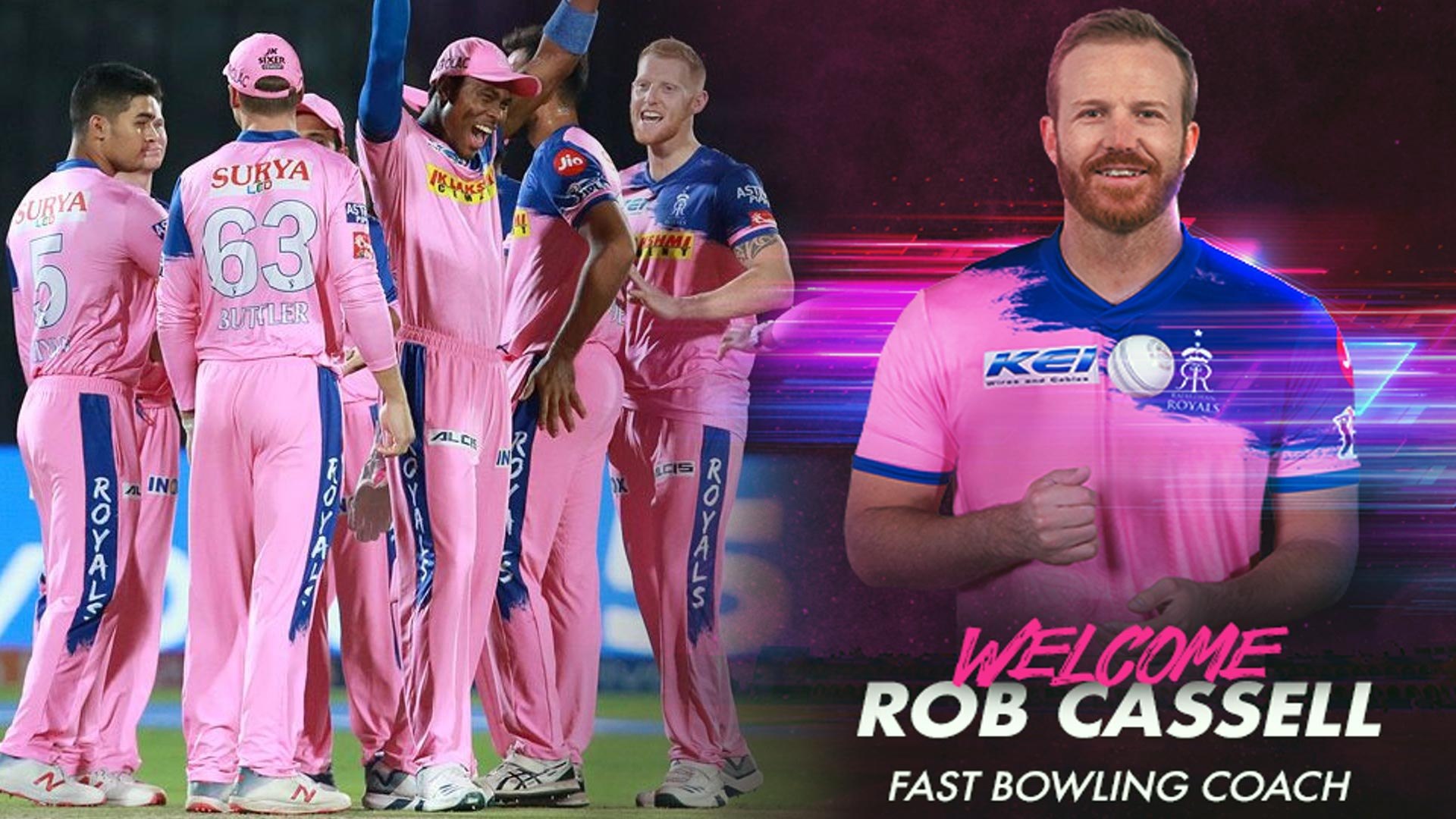 IPL 2020: Rajasthan Royals appoint Rob Cassell as fast bowling coach