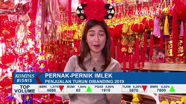 Jelang Imlek, Glodok Dibanjiri Pernak-Pernik Serba Merah