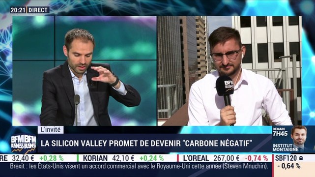 Arnaud Auger (L'Atelier BNP Paribas) : La Silicon Valley promet de devenir carbone négatif - 23/01